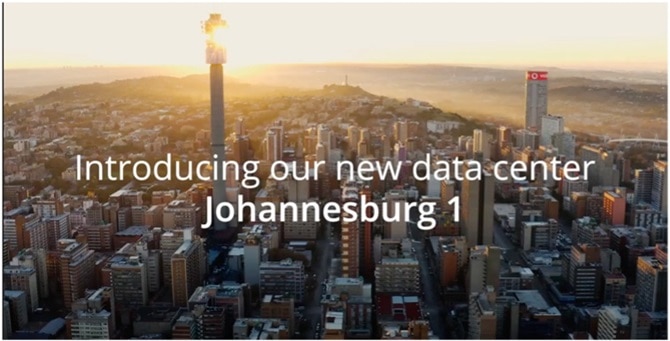 Introducing our new data centre Johannesburg 1