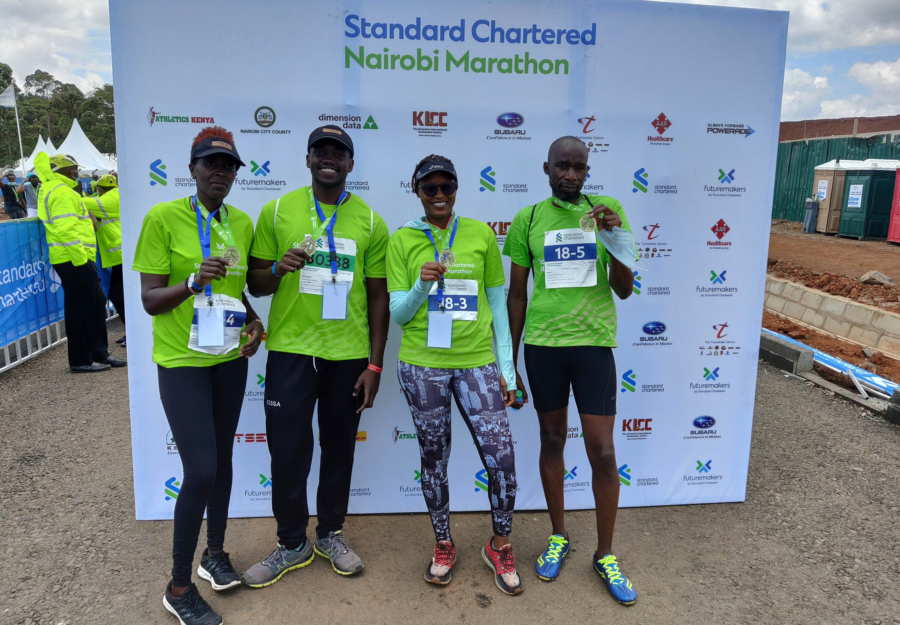Nairobi Marathon winners