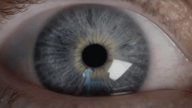 Close-up of a blue eye