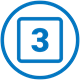 Icon of the number 3