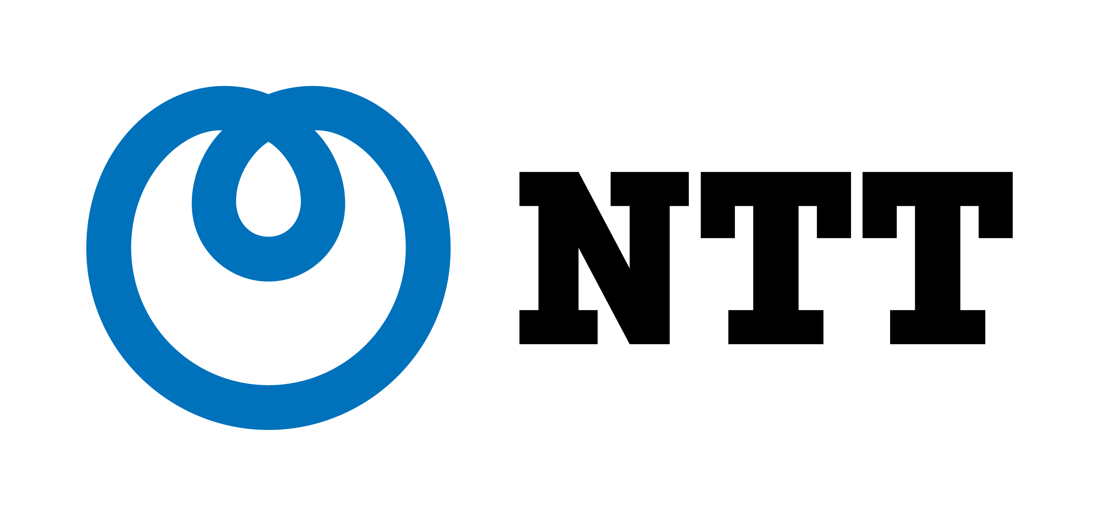 Full colour horizontal NTT logo
